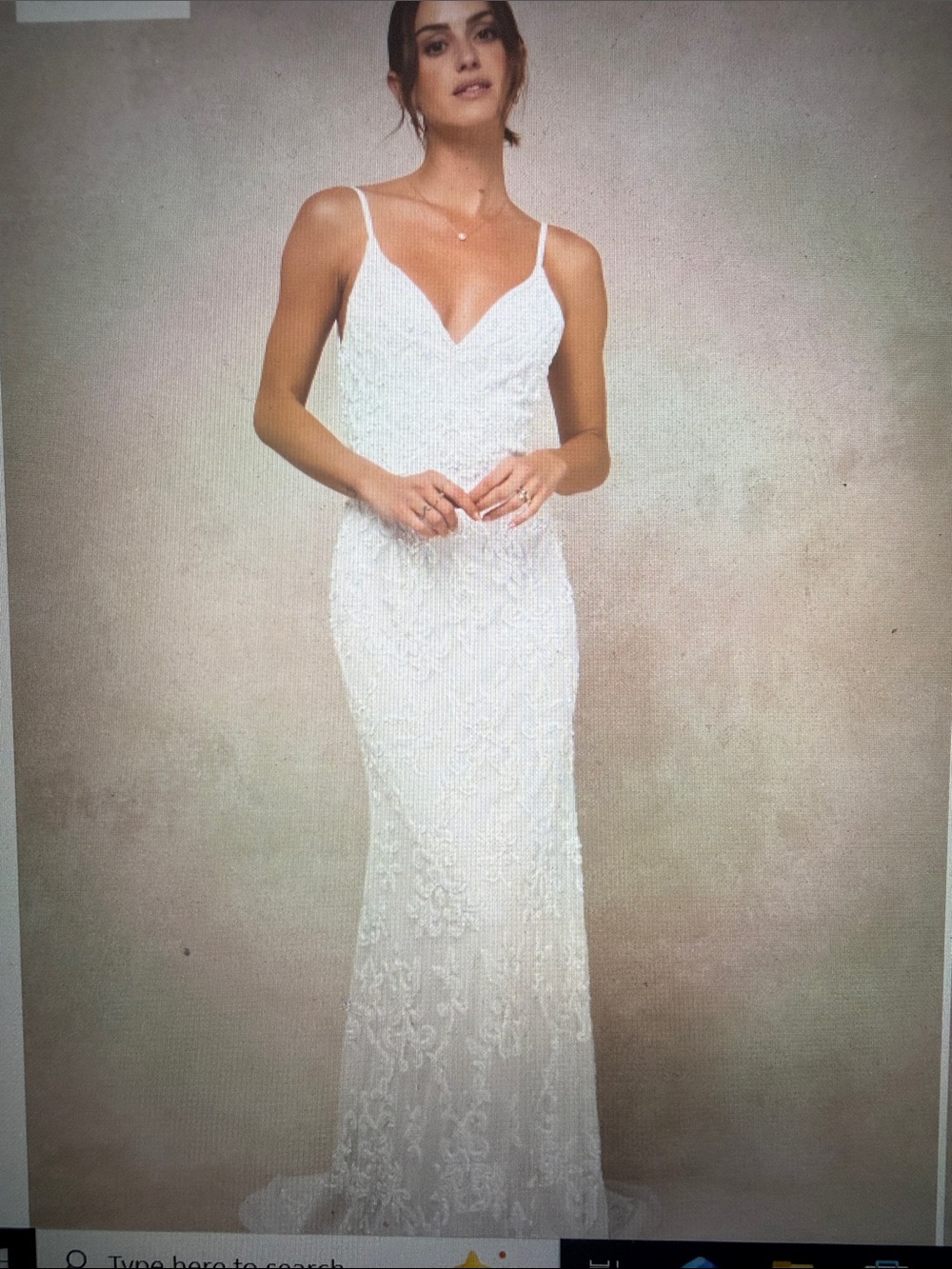 Lulu's White Beaded Lace Slip Dress